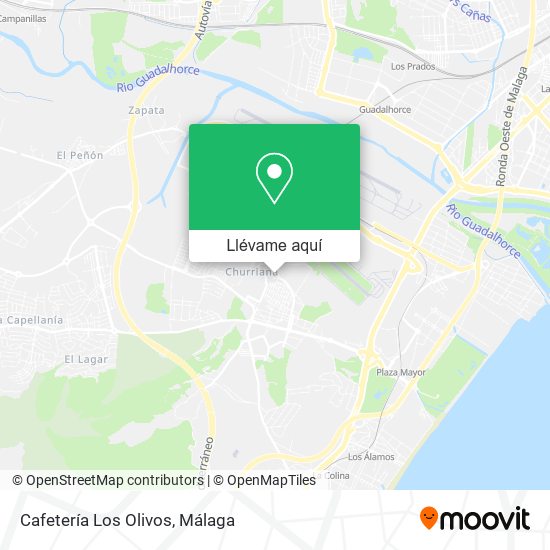 Mapa Cafetería Los Olivos