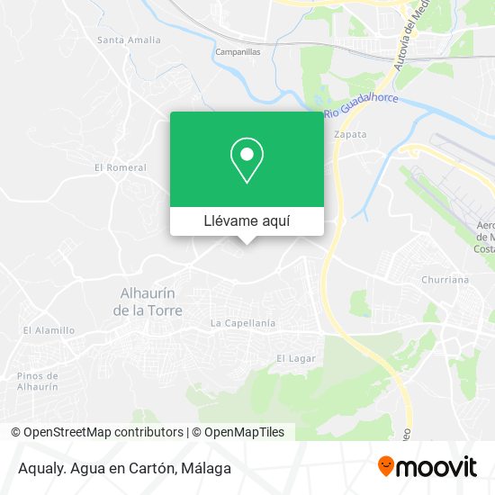 Mapa Aqualy. Agua en Cartón