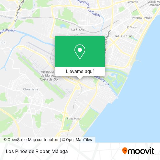 Mapa Los Pinos de Riopar