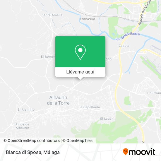Mapa Bianca di Sposa