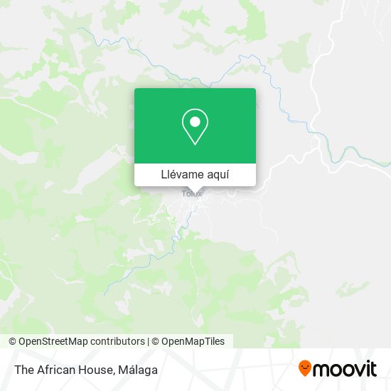 Mapa The African House