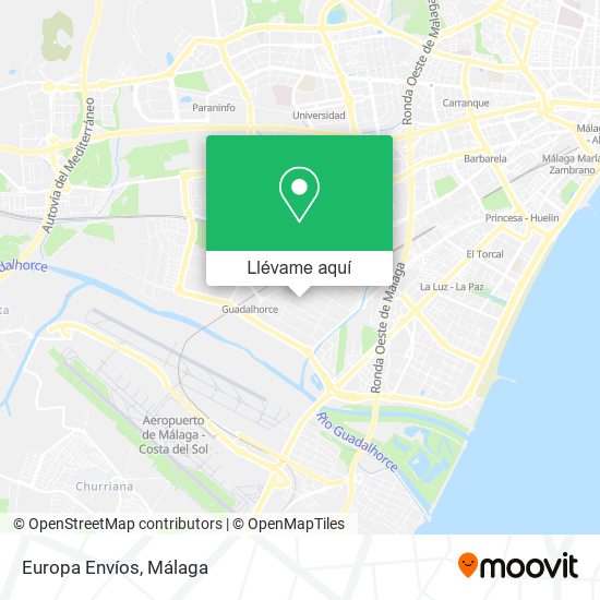 Mapa Europa Envíos