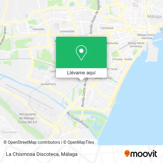 Mapa La Chismosa Discoteca