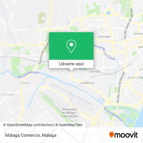 Mapa Málaga Comercio