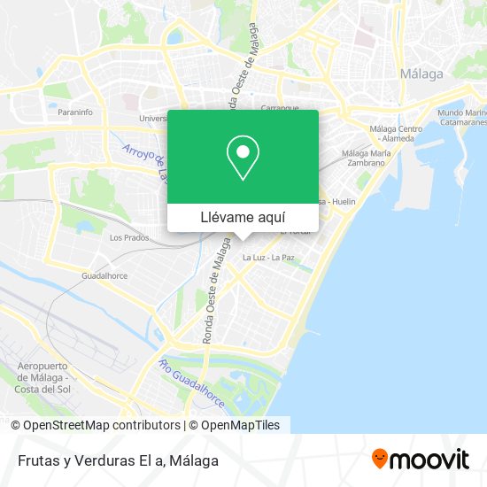Mapa Frutas y Verduras El a