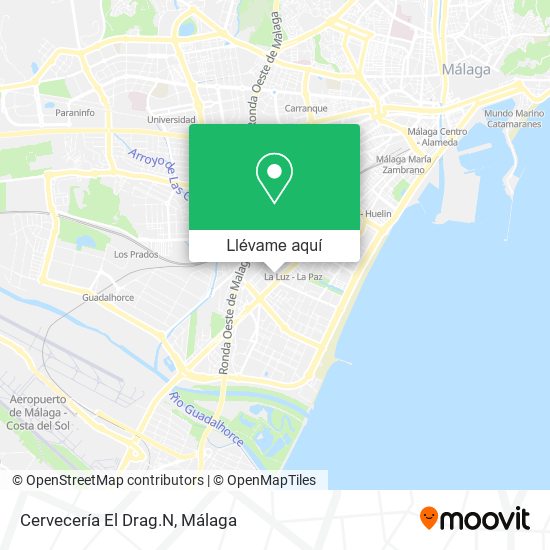 Mapa Cervecería El Drag.N