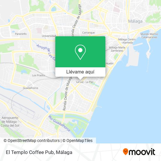 Mapa El Templo Coffee Pub
