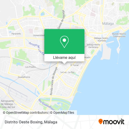 Mapa Distrito Oeste Boxing