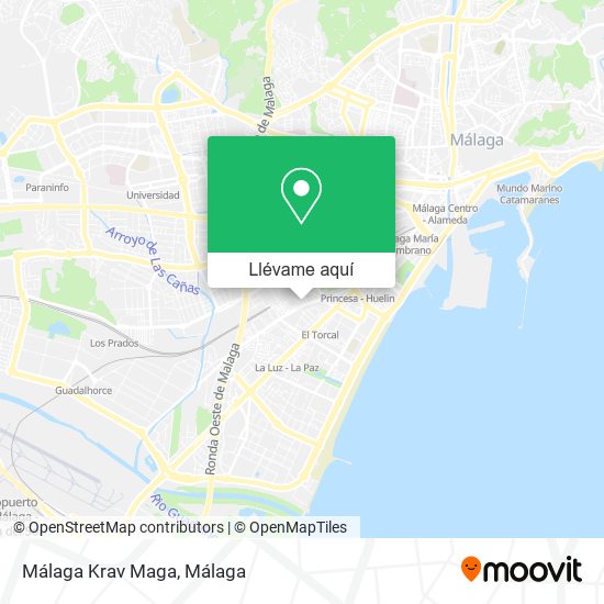Mapa Málaga Krav Maga