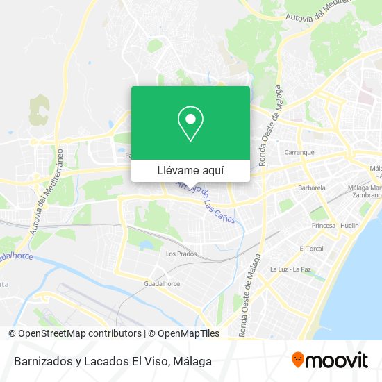 Mapa Barnizados y Lacados El Viso