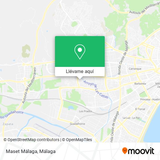Mapa Maset Málaga