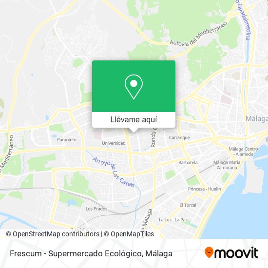 Mapa Frescum - Supermercado Ecológico
