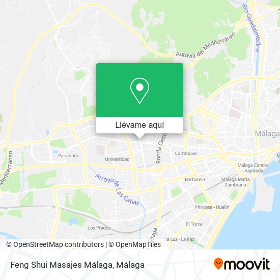 Mapa Feng Shui Masajes Málaga