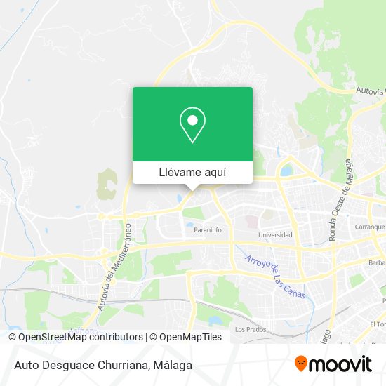 Mapa Auto Desguace Churriana