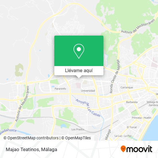 Mapa Majao Teatinos