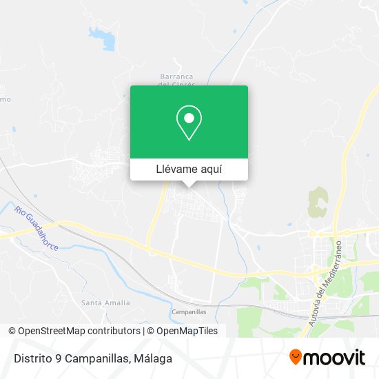 Mapa Distrito 9 Campanillas