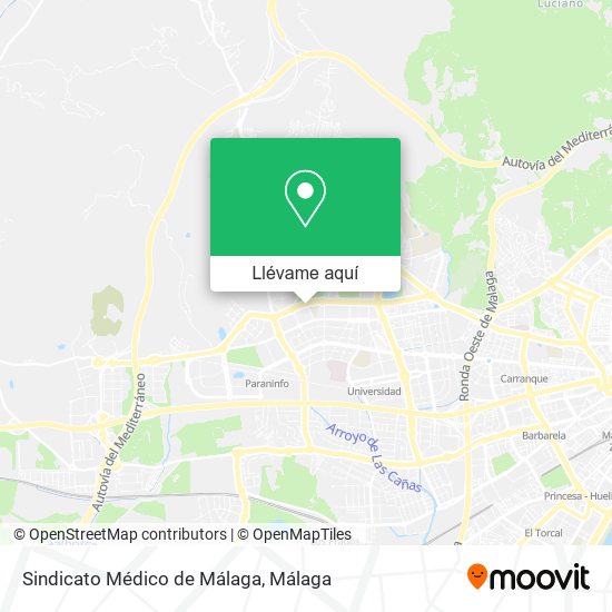 Mapa Sindicato Médico de Málaga
