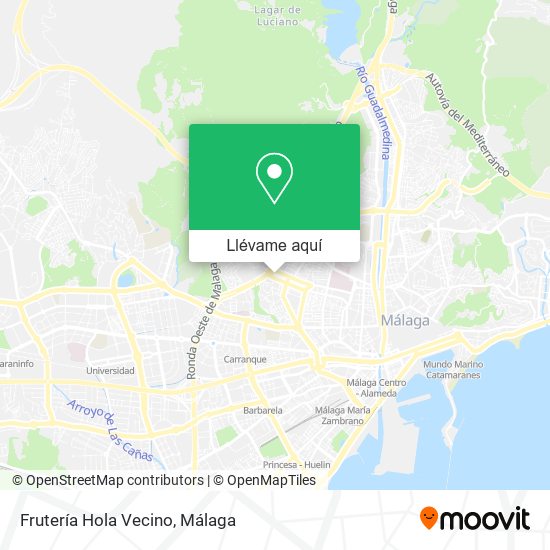 Mapa Frutería Hola Vecino