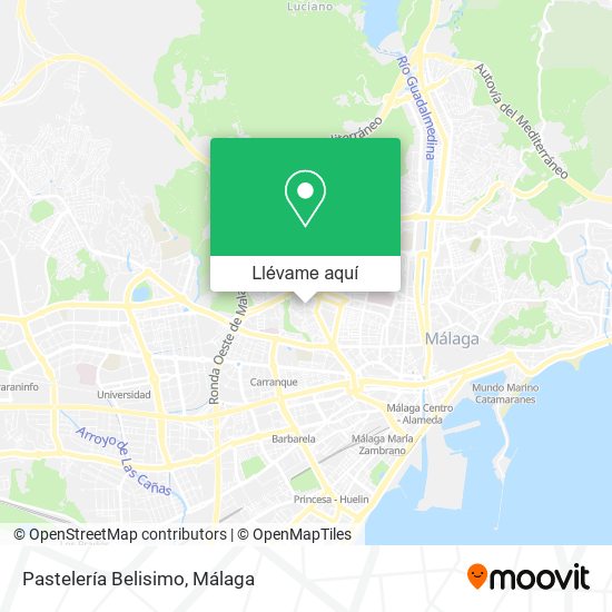 Mapa Pastelería Belisimo