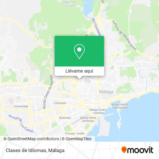 Mapa Clases de Idiomas