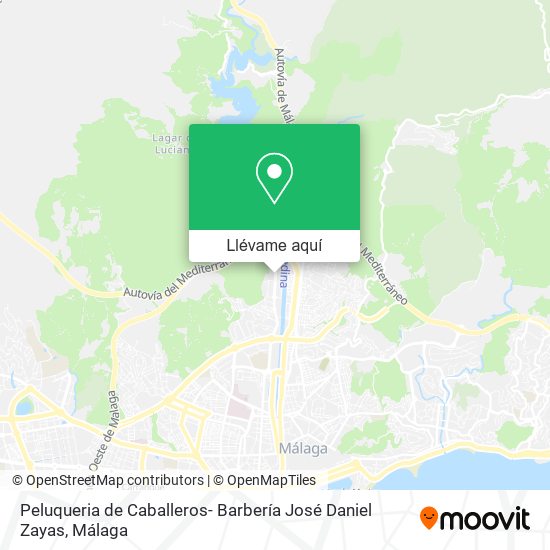 Mapa Peluqueria de Caballeros- Barbería José Daniel Zayas