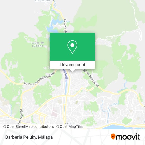 Mapa Barbería Peluky