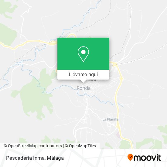 Mapa Pescadería Inma