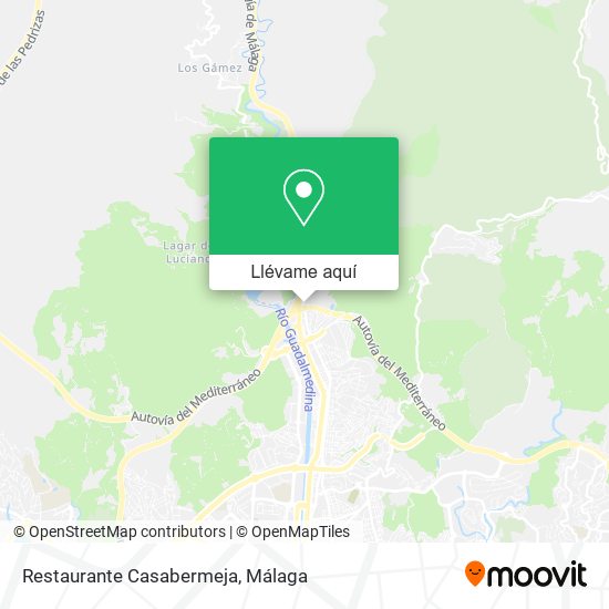 Mapa Restaurante Casabermeja