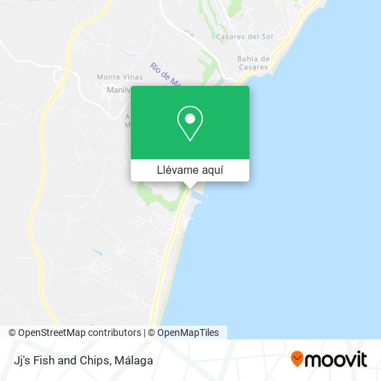 Mapa Jj's Fish and Chips
