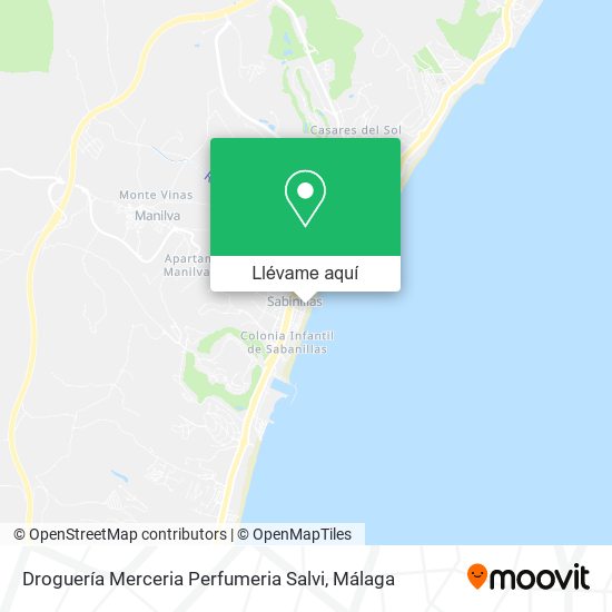 Mapa Droguería Merceria Perfumeria Salvi