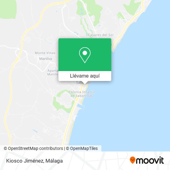 Mapa Kiosco Jiménez