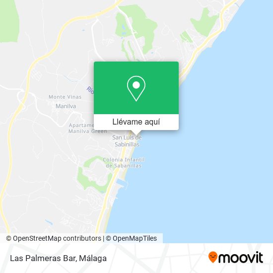 Mapa Las Palmeras Bar