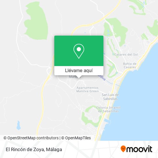 Mapa El Rincón de Zoya