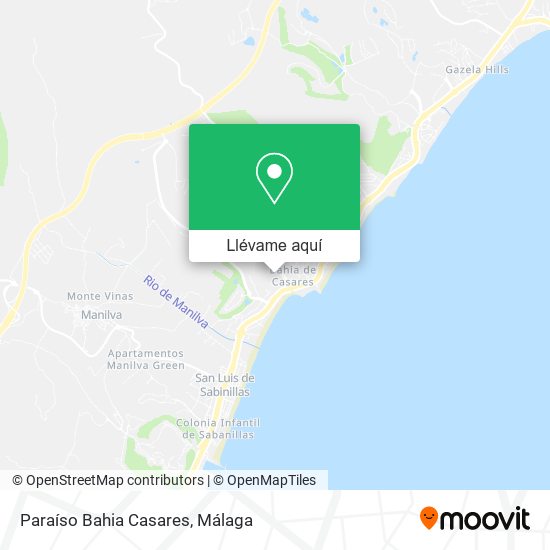 Mapa Paraíso Bahia Casares