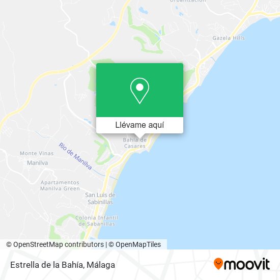Mapa Estrella de la Bahía