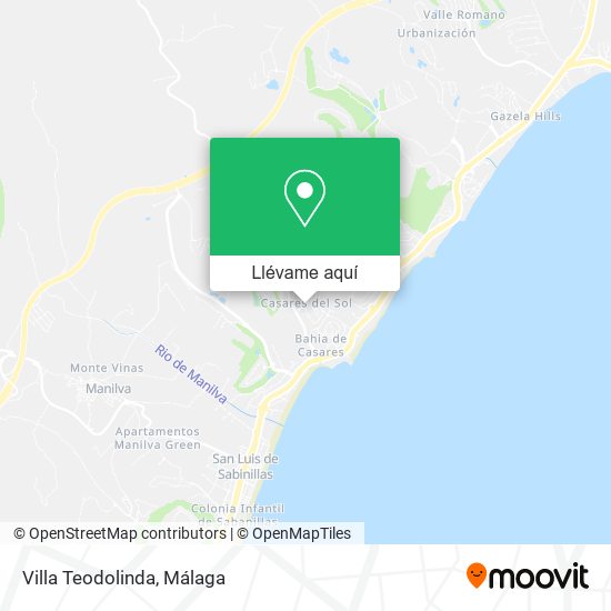 Mapa Villa Teodolinda