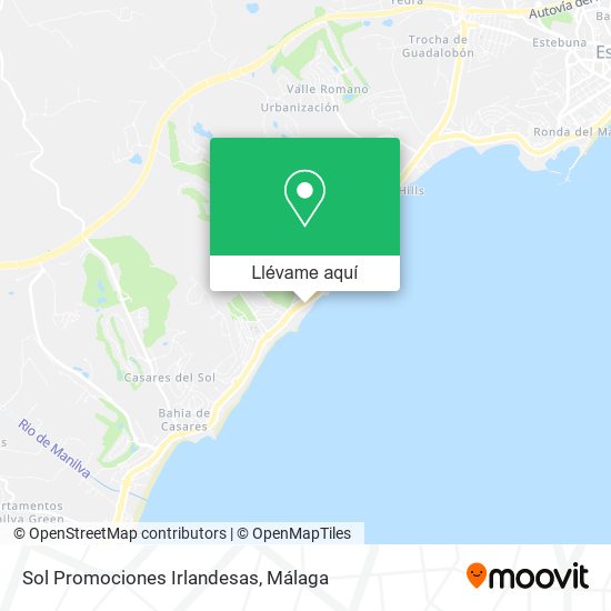 Mapa Sol Promociones Irlandesas