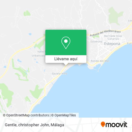 Mapa Gentle, christopher John