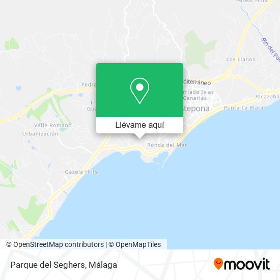 Mapa Parque del Seghers
