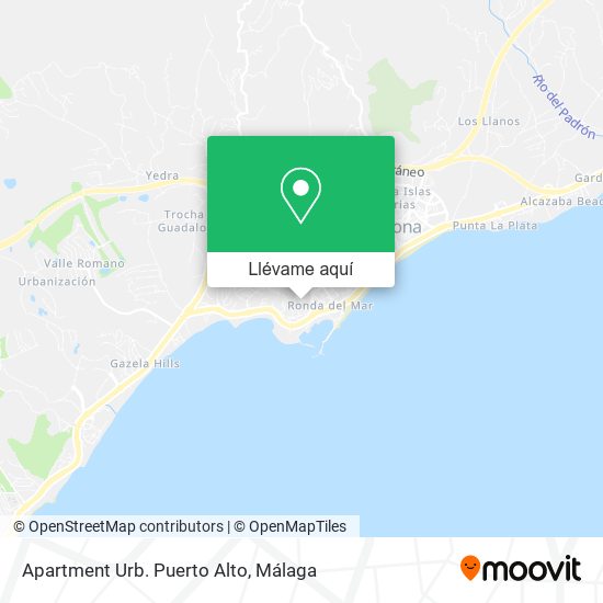 Mapa Apartment Urb. Puerto Alto