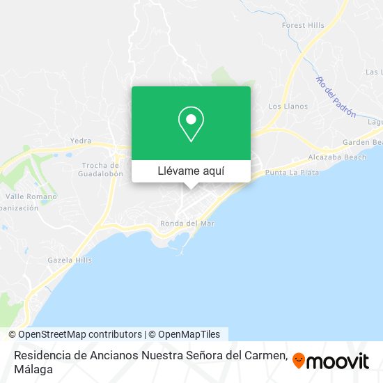 Mapa Residencia de Ancianos Nuestra Señora del Carmen