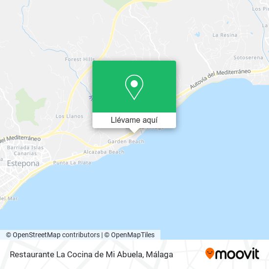 Mapa Restaurante La Cocina de Mi Abuela