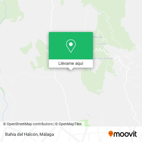 Mapa Bahia del Halcón