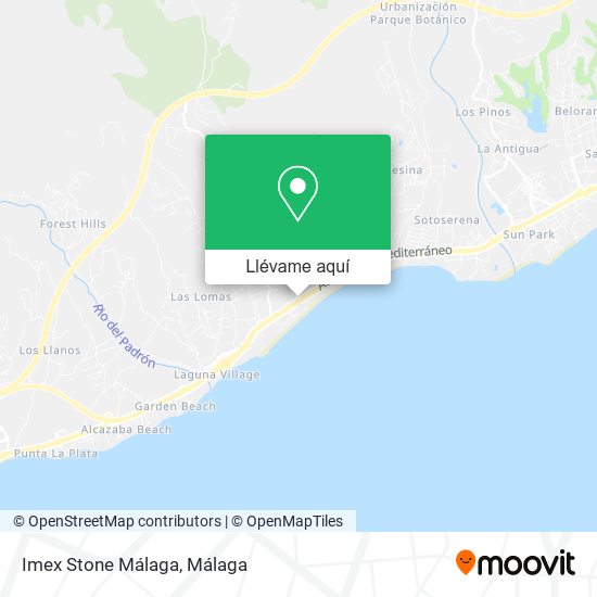 Mapa Imex Stone Málaga