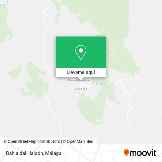 Mapa Bahia del Halcón