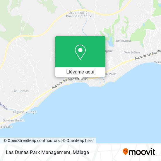 Mapa Las Dunas Park Management