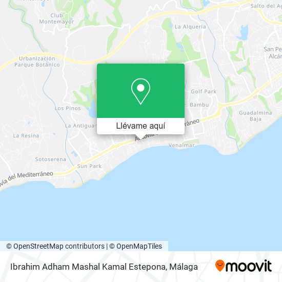 Mapa Ibrahim Adham Mashal Kamal Estepona