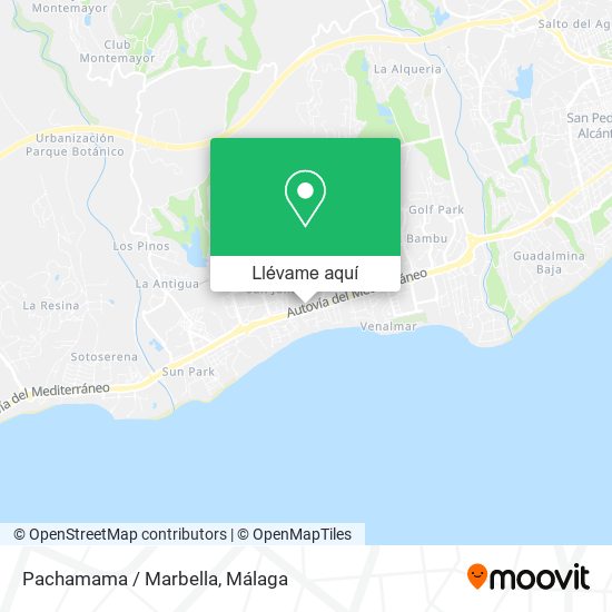 Mapa Pachamama / Marbella