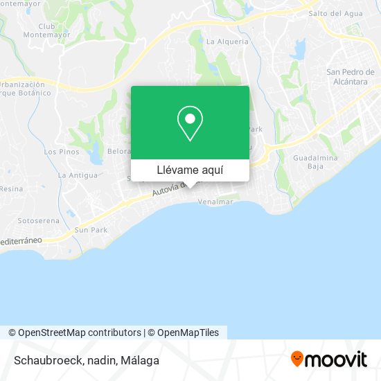 Mapa Schaubroeck, nadin