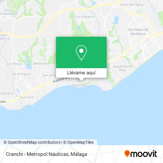 Mapa Cranchi - Metropol Náuticas